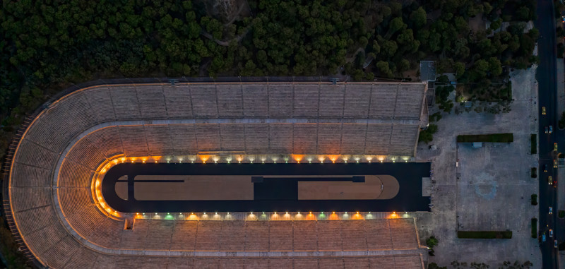 Panathenaic Stadium Drone
