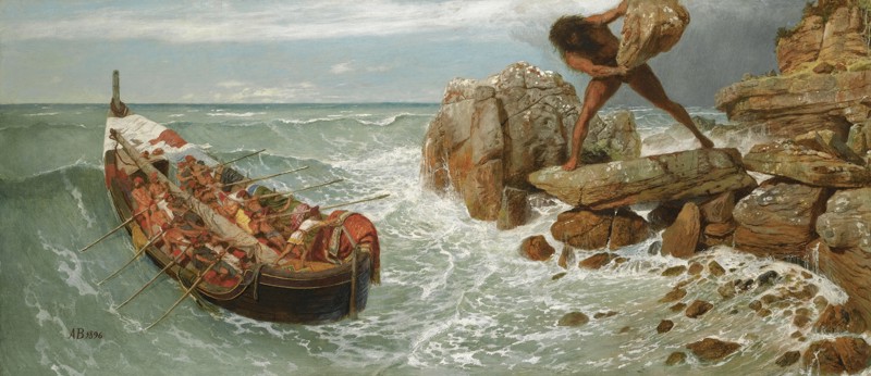 Arnold Böcklin Odysseus And Polyphemus