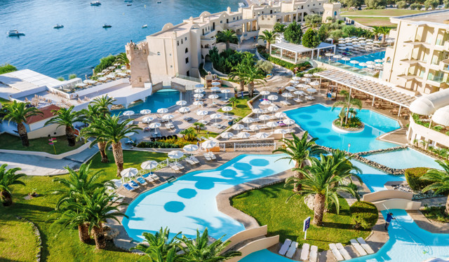 Aerial View of Lindos Royal Resort & Spa