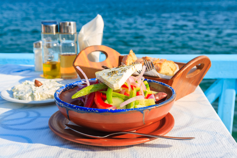 Delicious Bowl Of Greek Salad