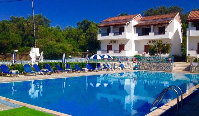 Pool at Tria Adelphia, Arillas, Corfu, Greece