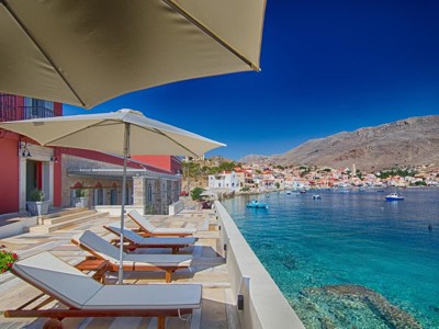 View from Aretanassa Hotel