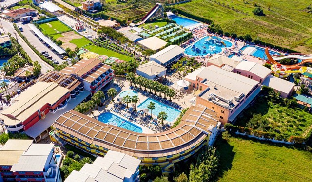 Aerial view at Caretta beach holiday village