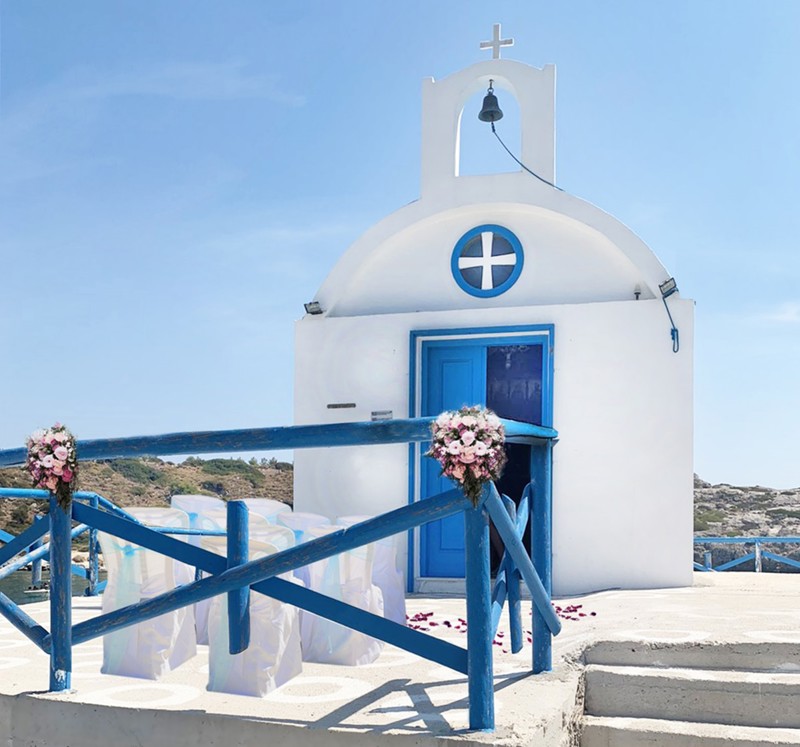 Chapel Of Saint Nicolas Leonardo Kolymbia Resort Zoomed In