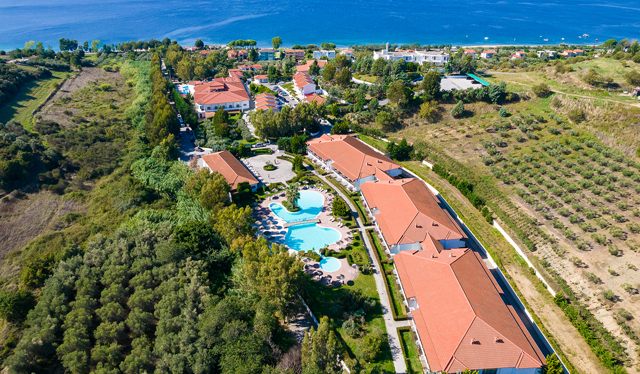 Aerial view of Alexandros Palace