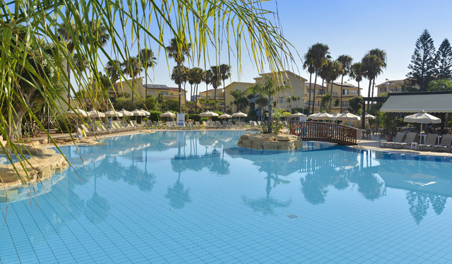 Pool view at Makronissos Holiday Village
