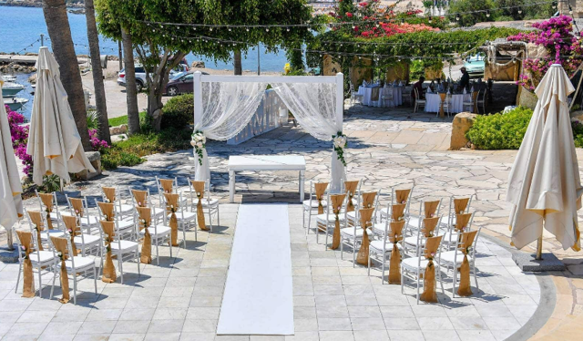 Coral Beach Ampitheatre Ceremony Paphos Cyprus