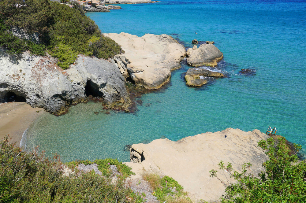 Beach in Aegina