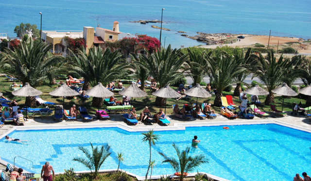 Pool at Mediterraneo Hotel in Crete
