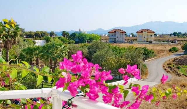 Views from Pauls Gardens in Haraki Rhodes