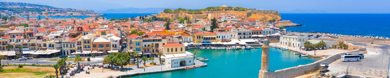 Harbor Of Rethimno, Crete, Greece
