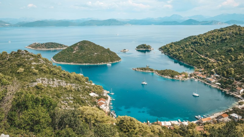 Mljet Birdseye