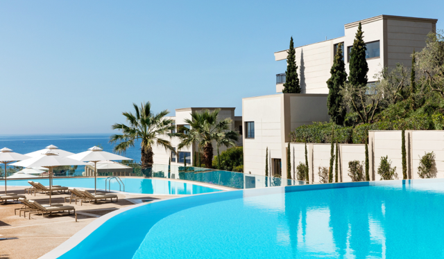 Exterior of Ikos Oceania and Swimming Pools