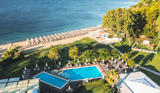 Overview of Pools at Princess Resort Skiathos
