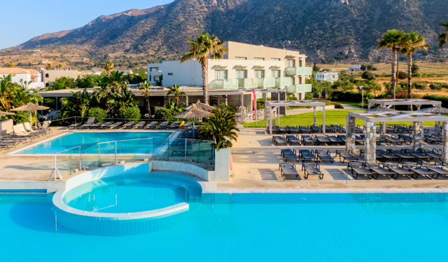 Exterior View of Akti Palace Hotel and Swimming Pool