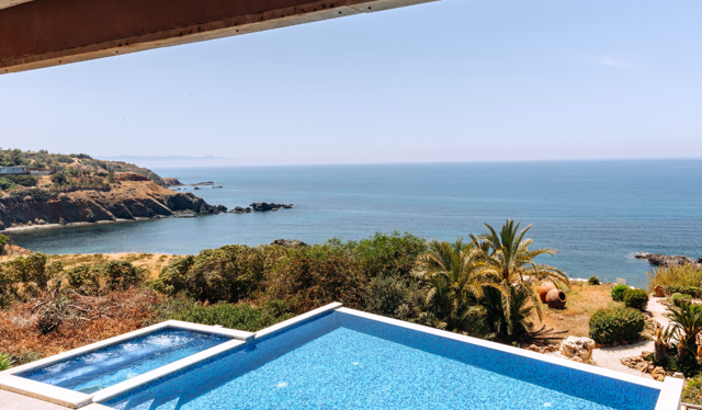 View of Beach from Karavi Villa