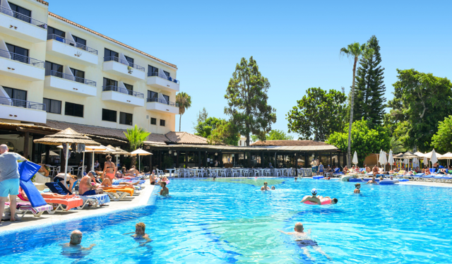 Exterior View of Paphos Gardens Holiday Resort and Swimming Pool