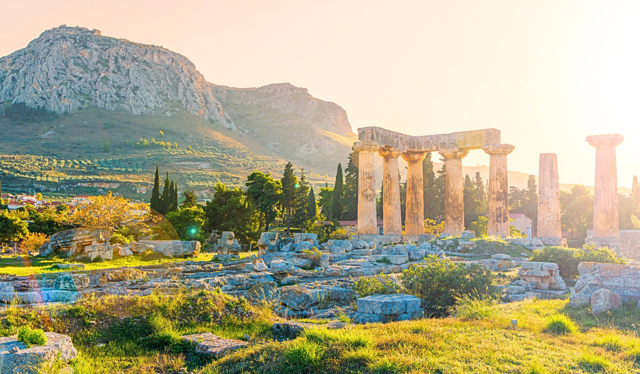 Greece In November Ancient Corinth