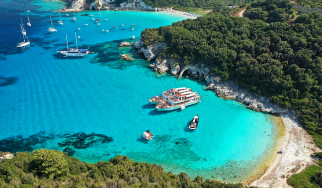 Greece In August Antipaxos