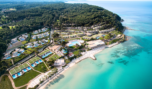 Aerial View of Sani Club