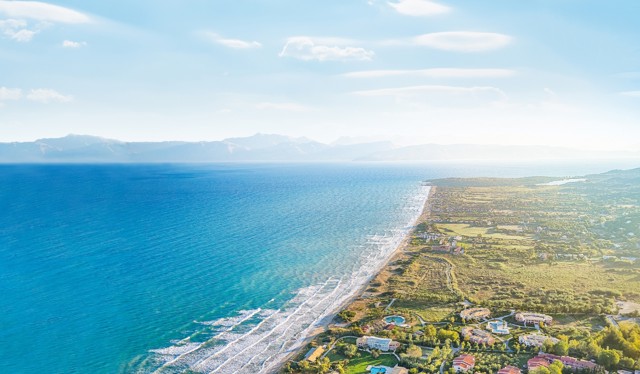 Aerial View Of Costa Botanica