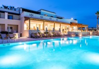 Swimming pool area at Aegean Houses
