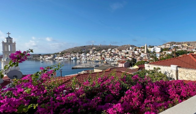Views of Halki from Alexandra House